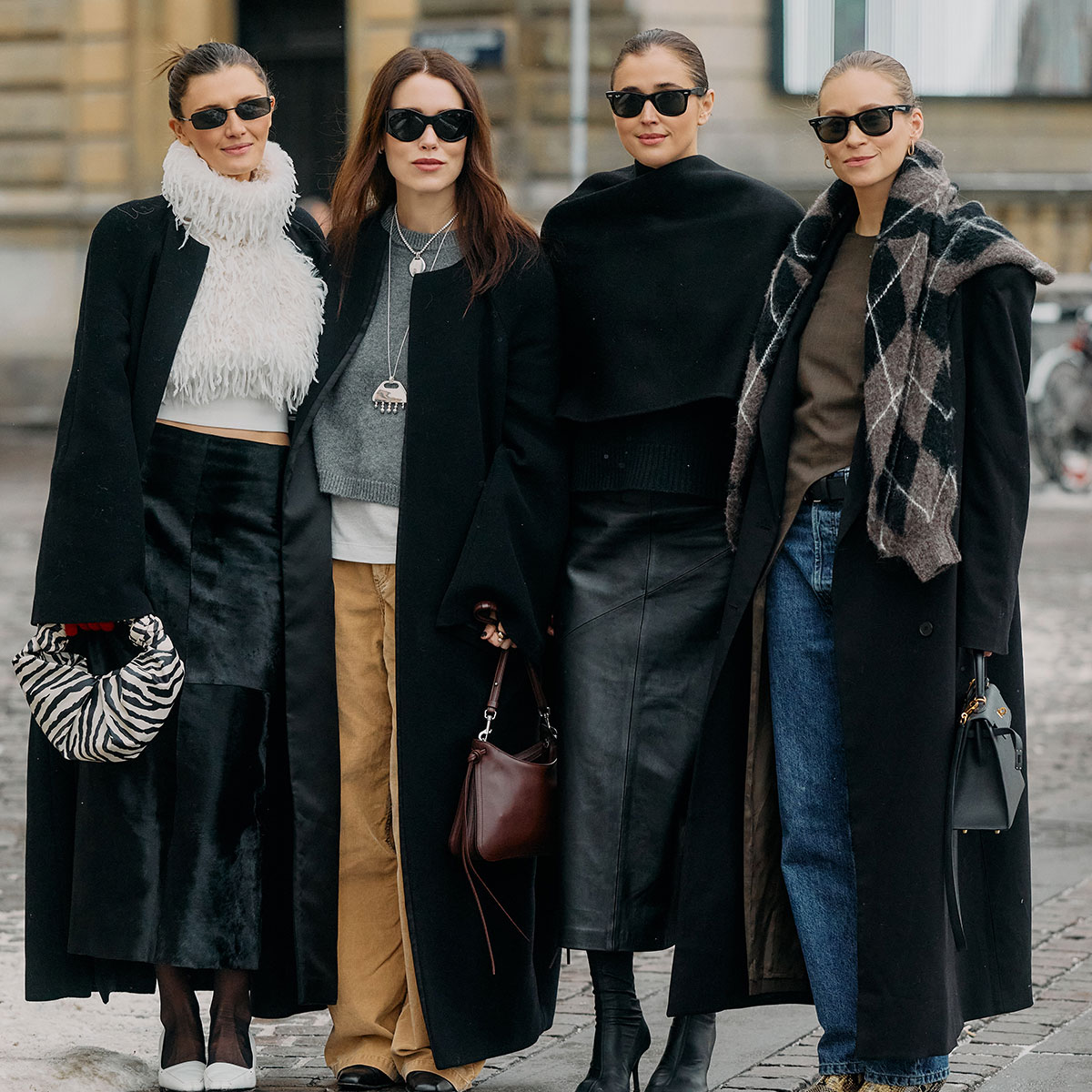 Airport Knit Layering Look