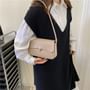 Maorong - Faux Leather Flap Shoulder Bag