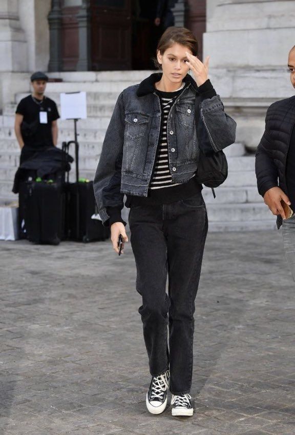 Kaia Gerber Inspired K-Fashion Look #26