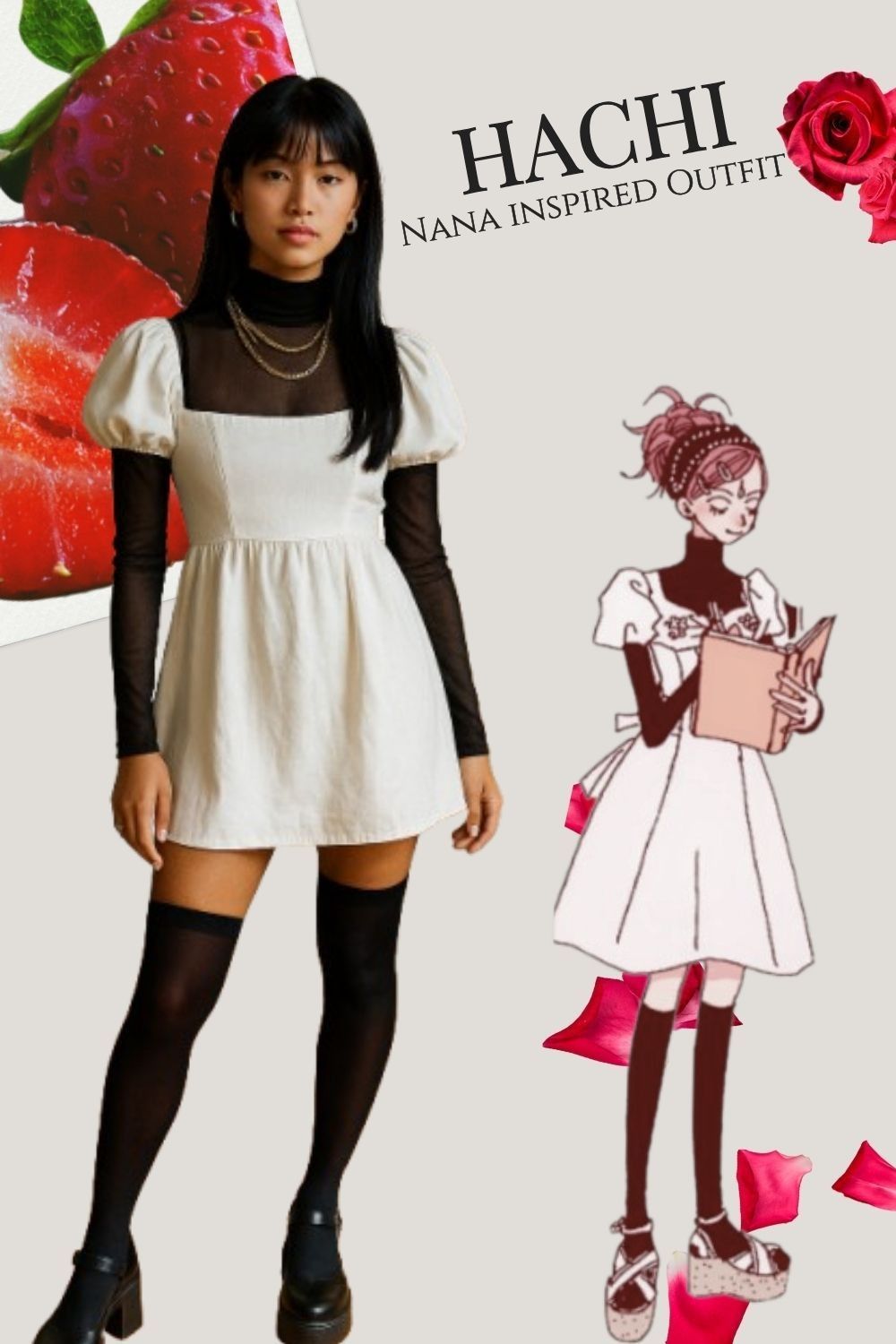 Nana Komatsu Inspired K-Fashion Look #3