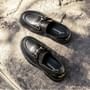 Bolitin - Platform Faux Leather Penny Loafers
